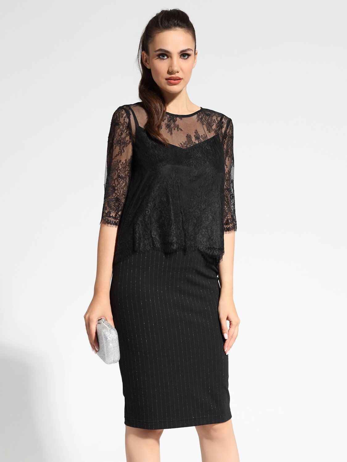 ст. цена3280руб.! Conte elegant Блузка LBL 1060royal black