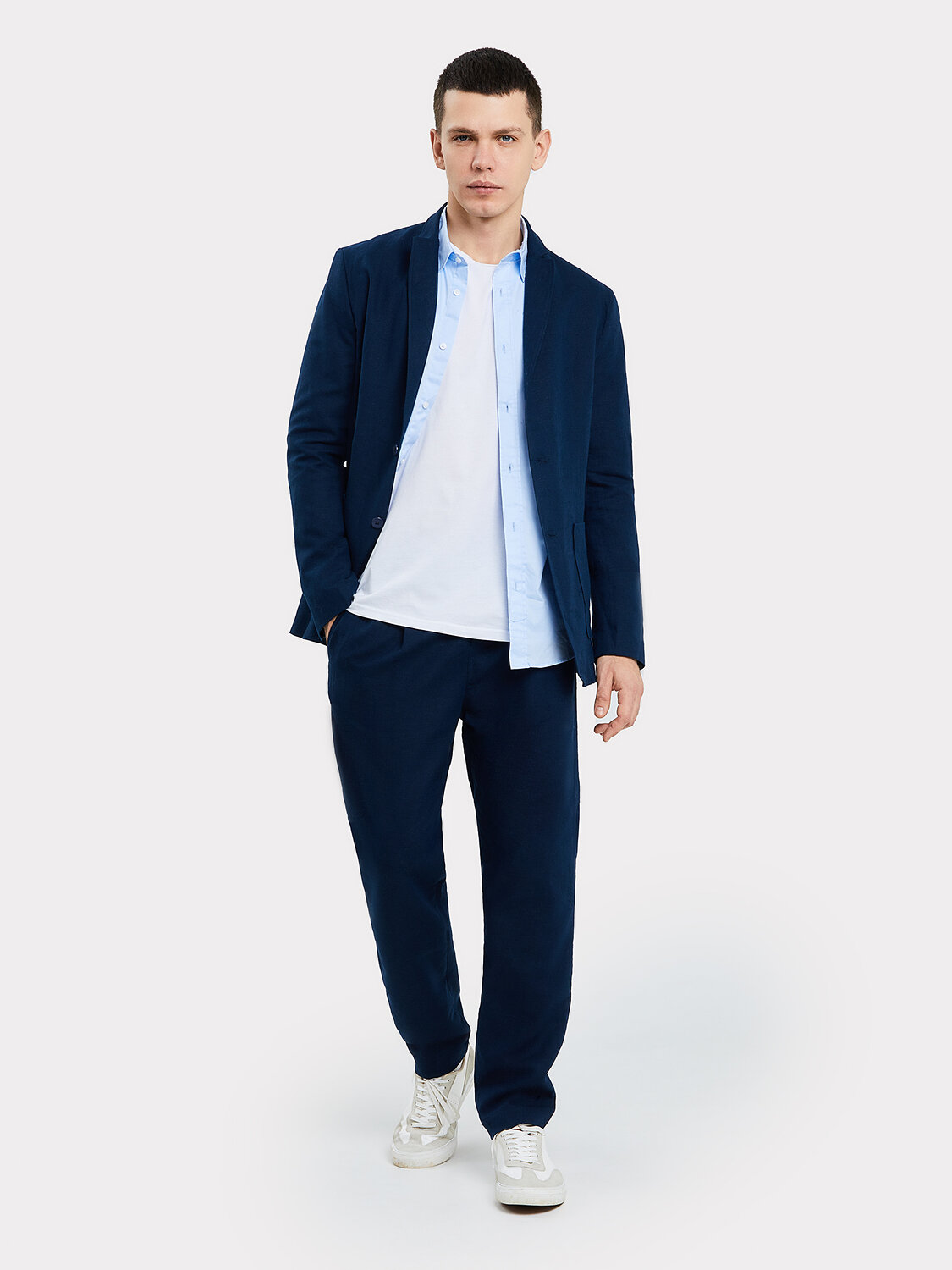 ст. цена1843руб.! MARK FORMELLE Брюки 181238т.синий