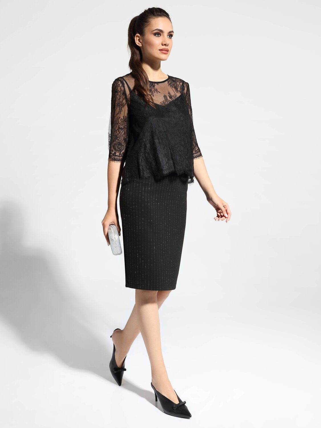 ст. цена3280руб.! Conte elegant Блузка LBL 1060royal black