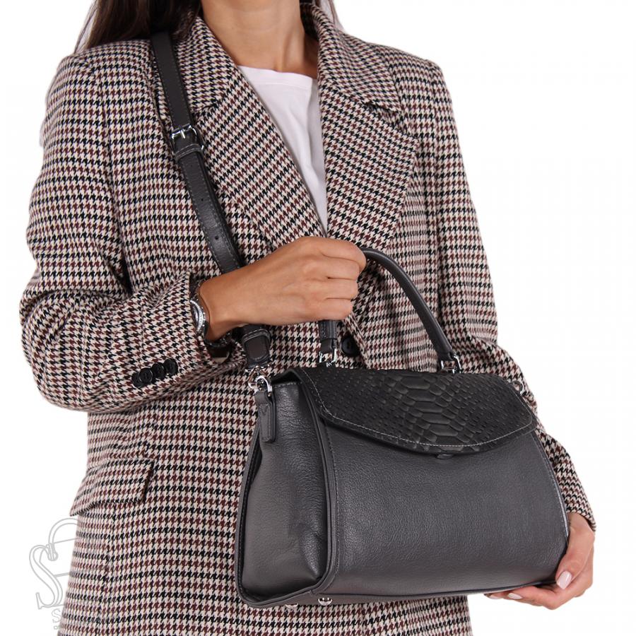 Сумка женская 29262 gray Velina Fabbiano-Safenta/30