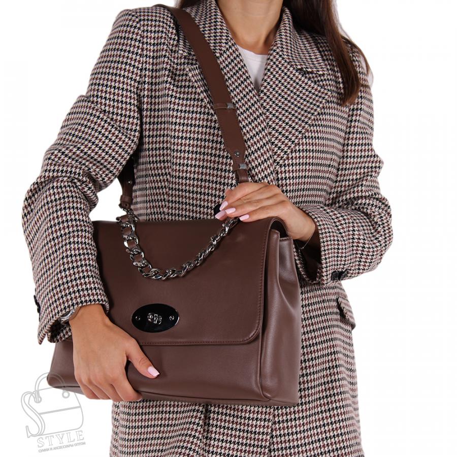 Сумка женская кожаная 309NL coffee NL/30