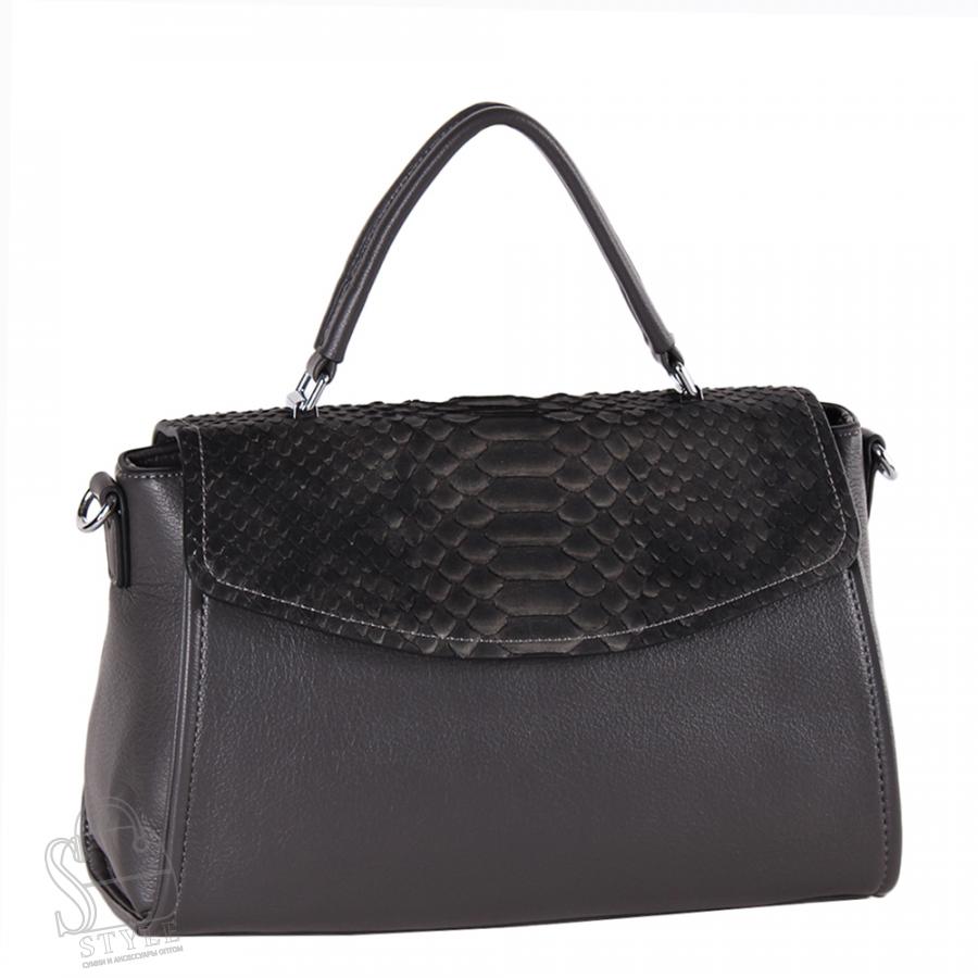 Сумка женская 29262 gray Velina Fabbiano-Safenta/30