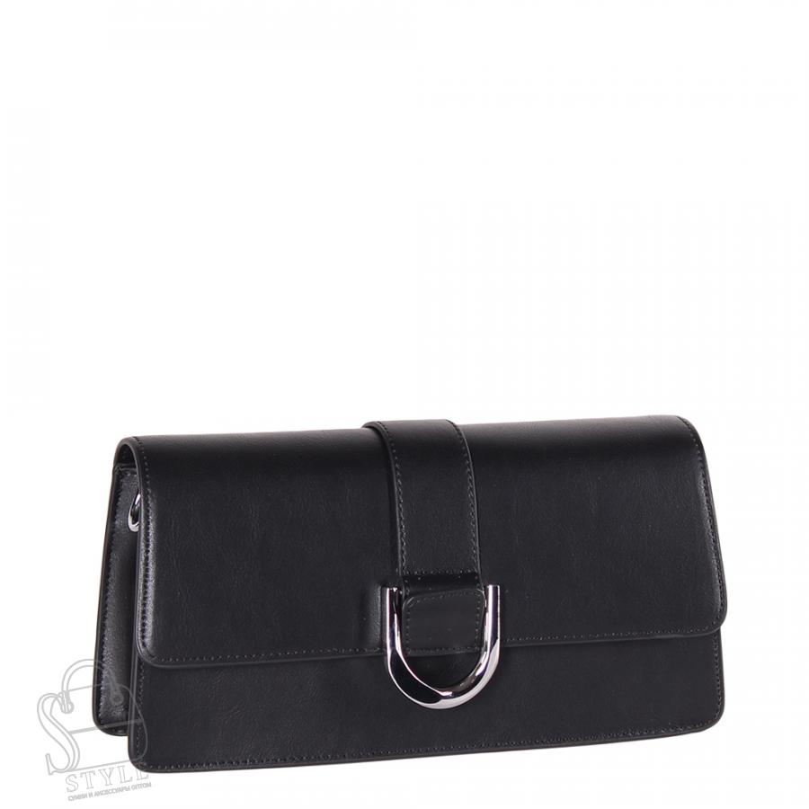 Сумка женская кожаная 1626Y black Polina&Eiterou/30