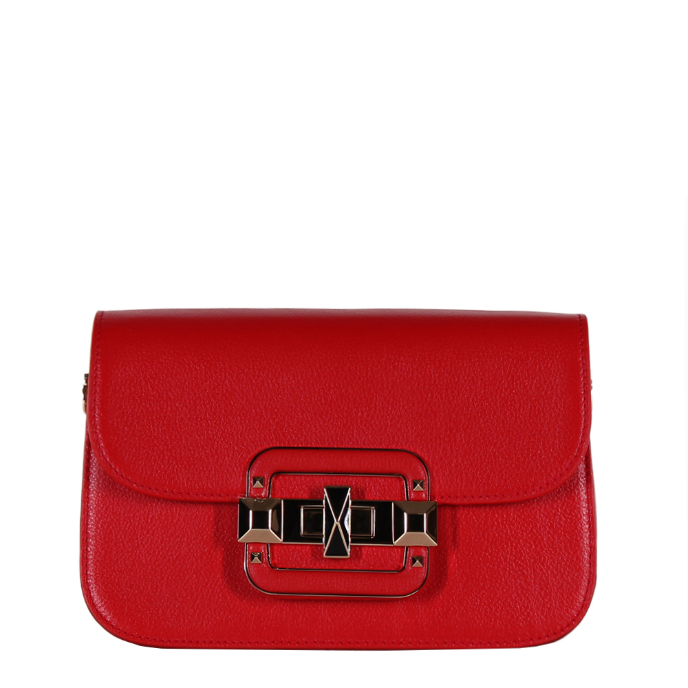 Сумка женская кожаная 6047-1PQ red Polina&Eiterou/30