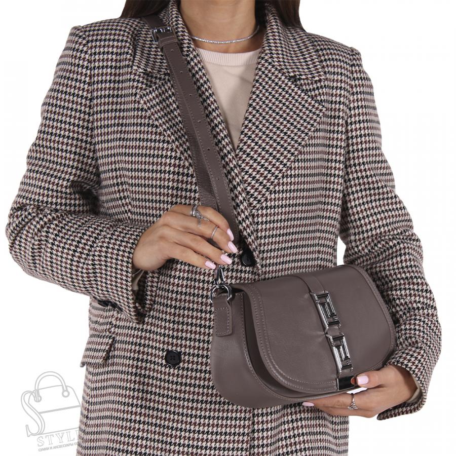 Сумка женская кожаная 2101Y d.apricot Polina&Eiterou/30