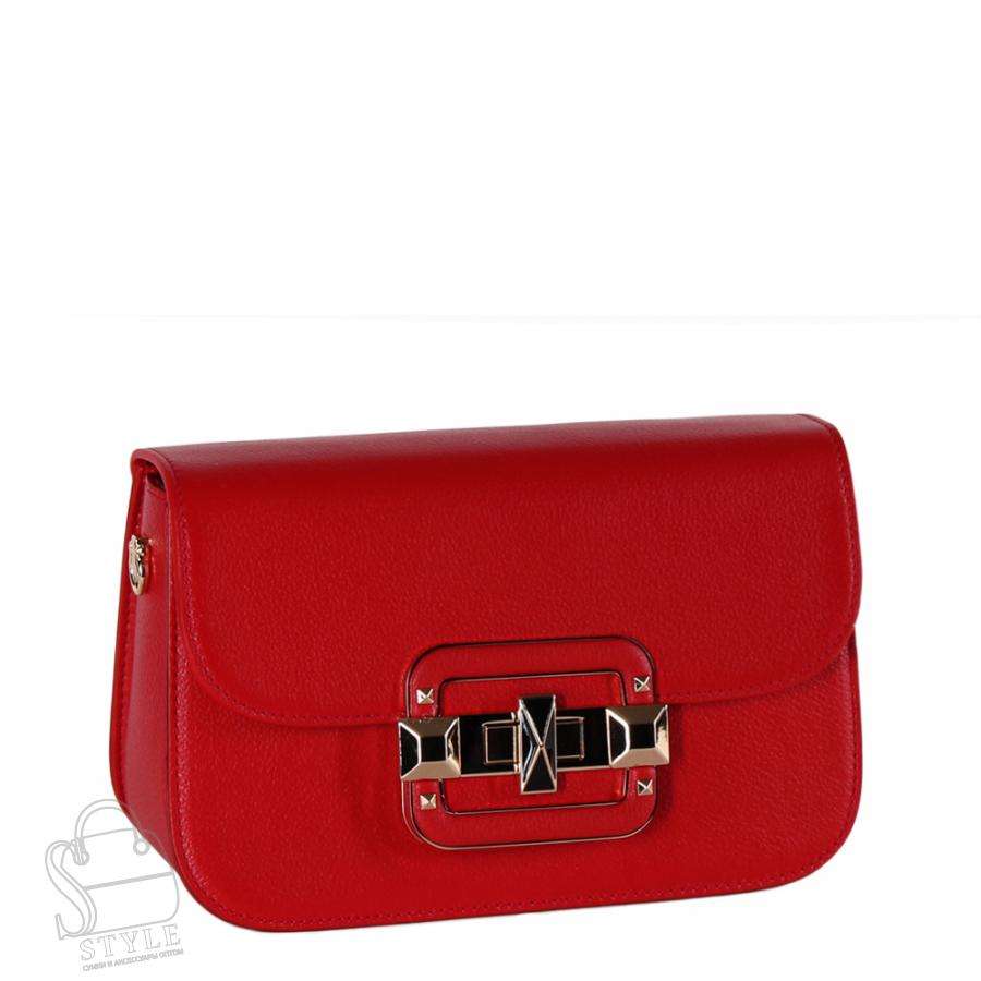 Сумка женская кожаная 6047-1PQ red Polina&Eiterou/30