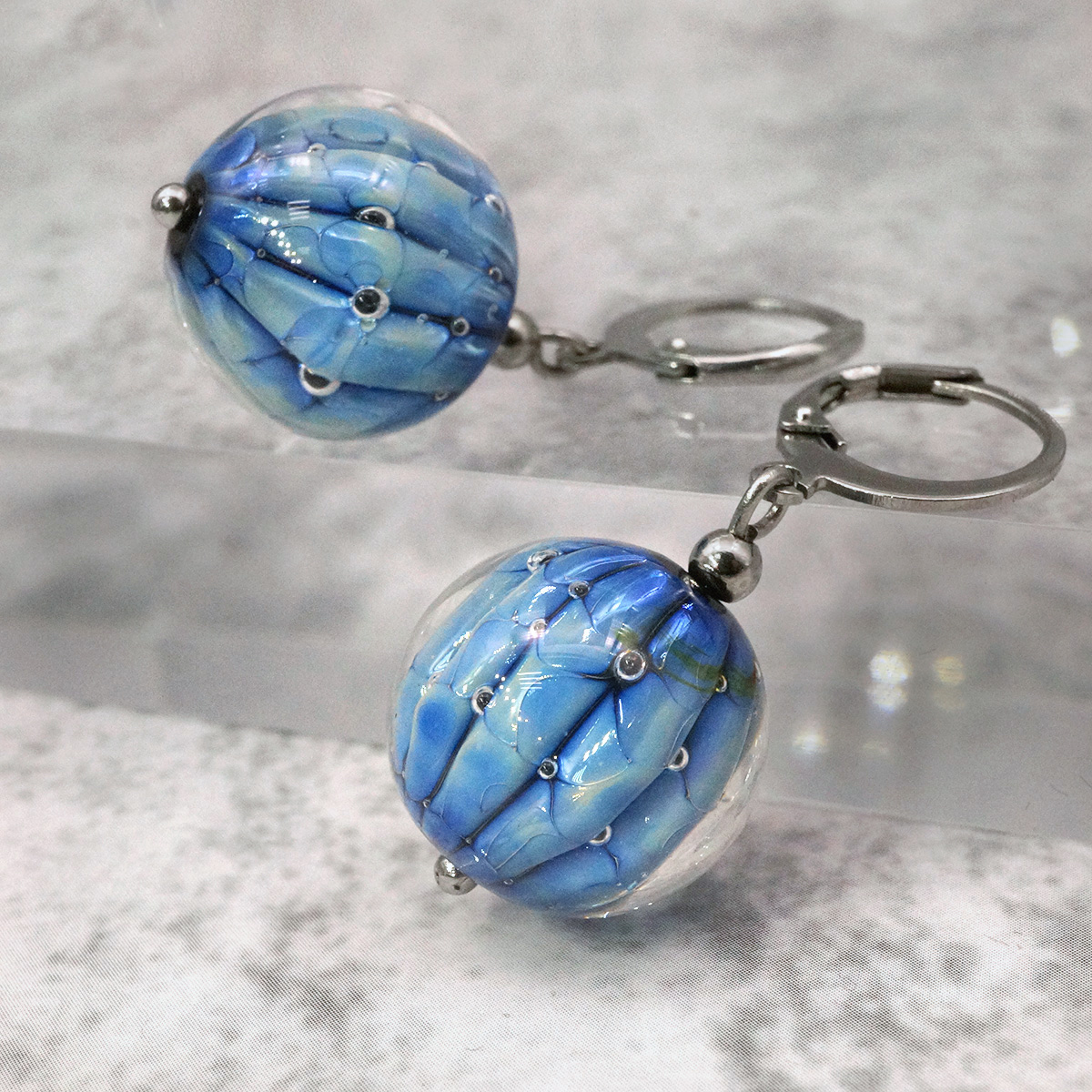 Серьги из муранского стекла AMAZONIA LS3013