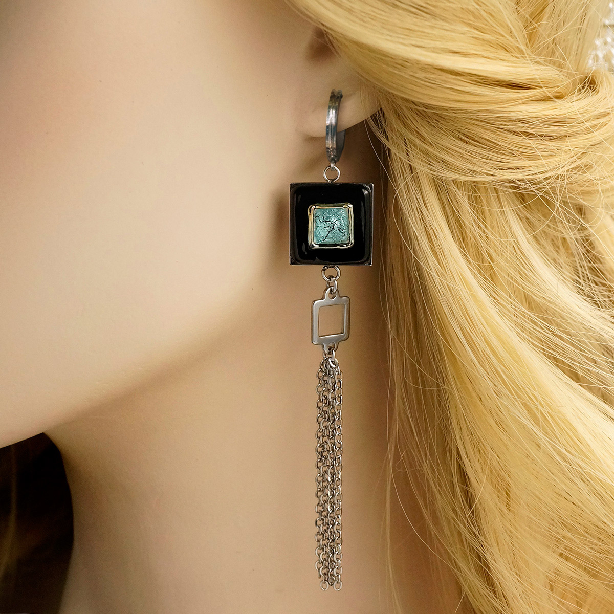 Серьги из муранского стекла MATRIX LS3029