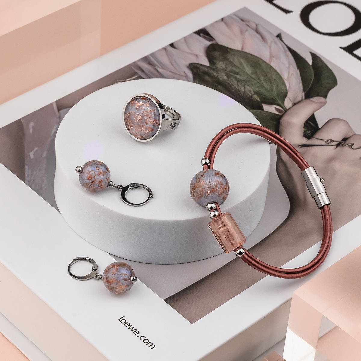 Серьги из муранского стекла LOVELY LS3519