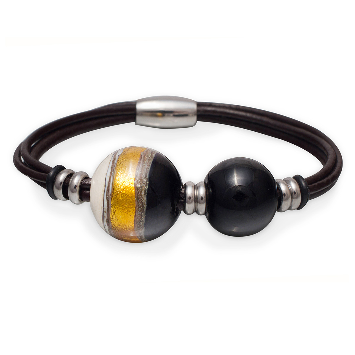 Браслет из муранского стекла MORNING COFFEE R3442