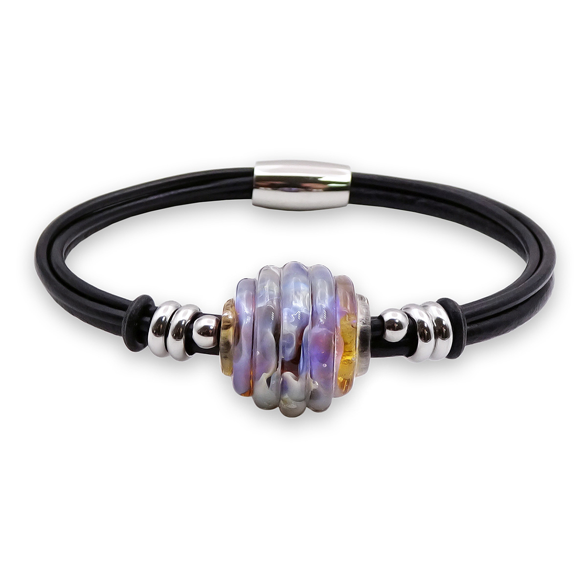 Браслет из муранского стекла LAVANDER GLOW R3724