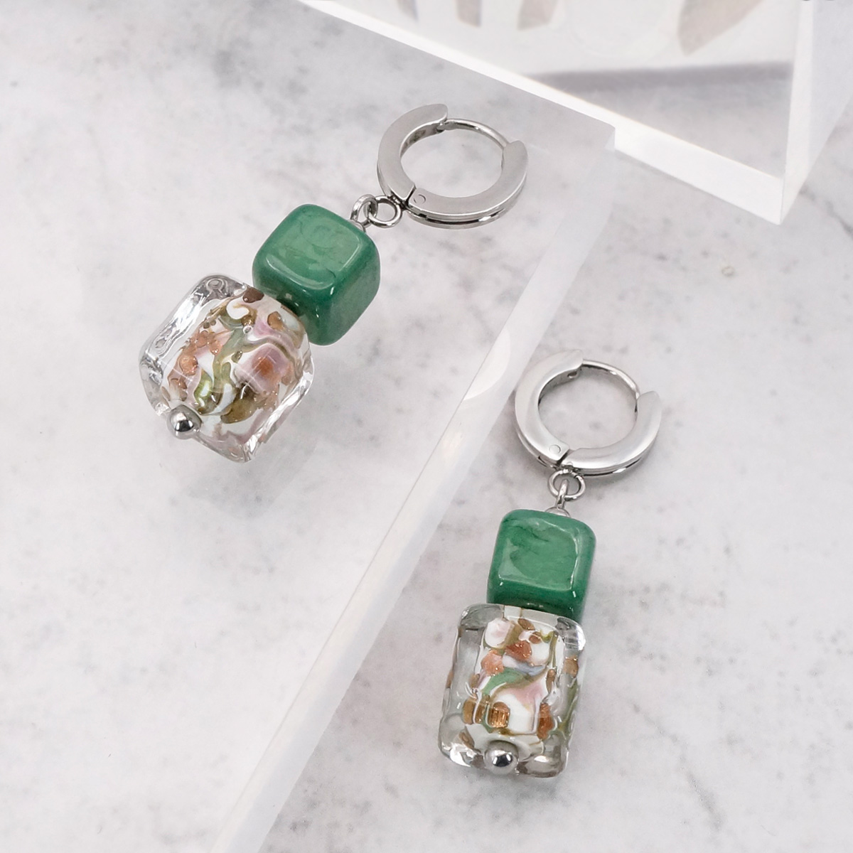 Серьги из муранского стекла SUMMER