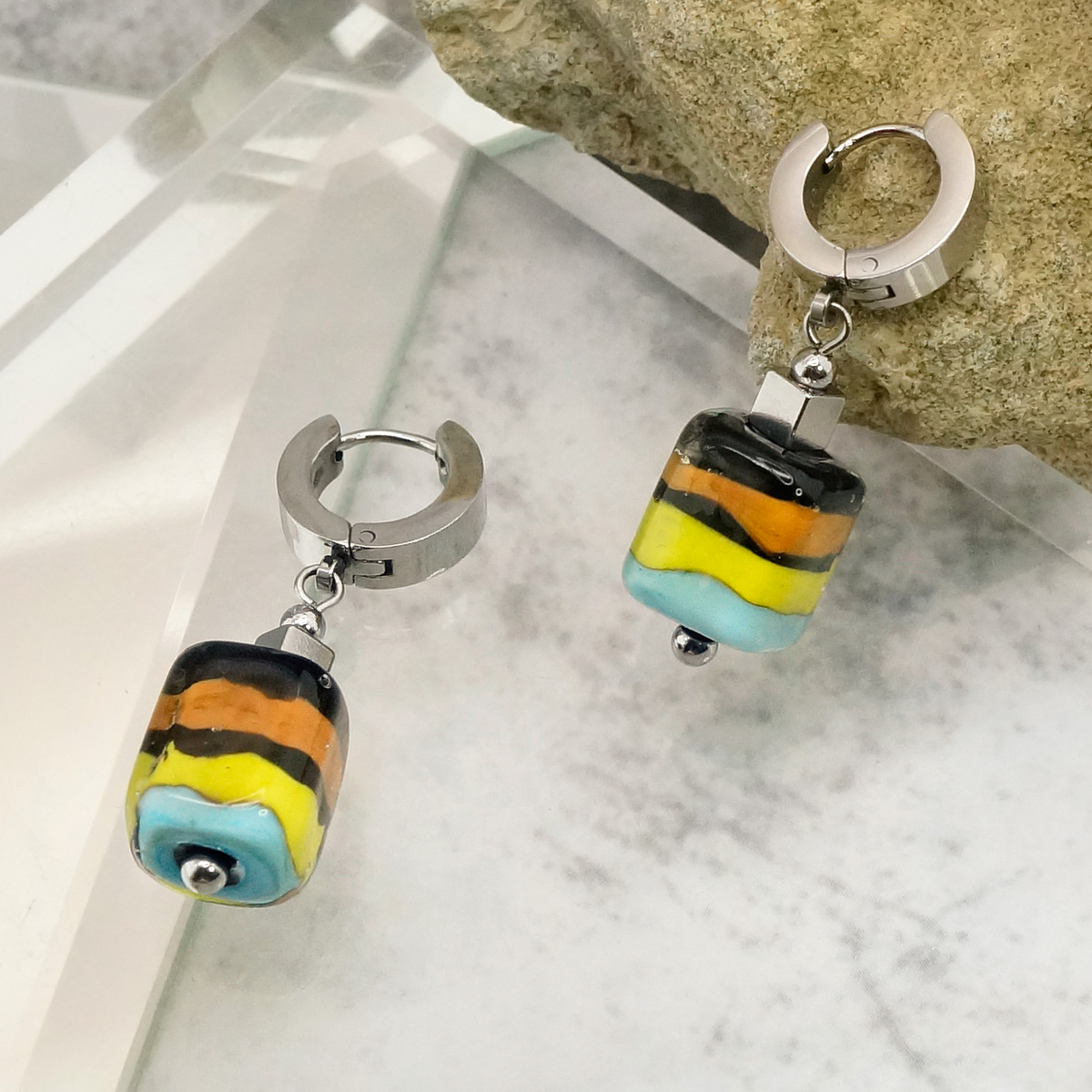 Серьги из муранского стекла INFLUENCE