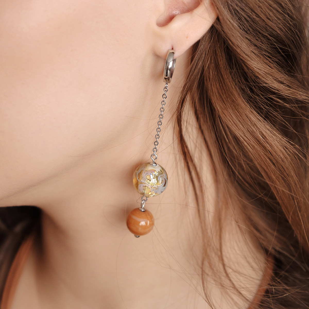 Серьги из муранского стекла ALEGRIA LS3114