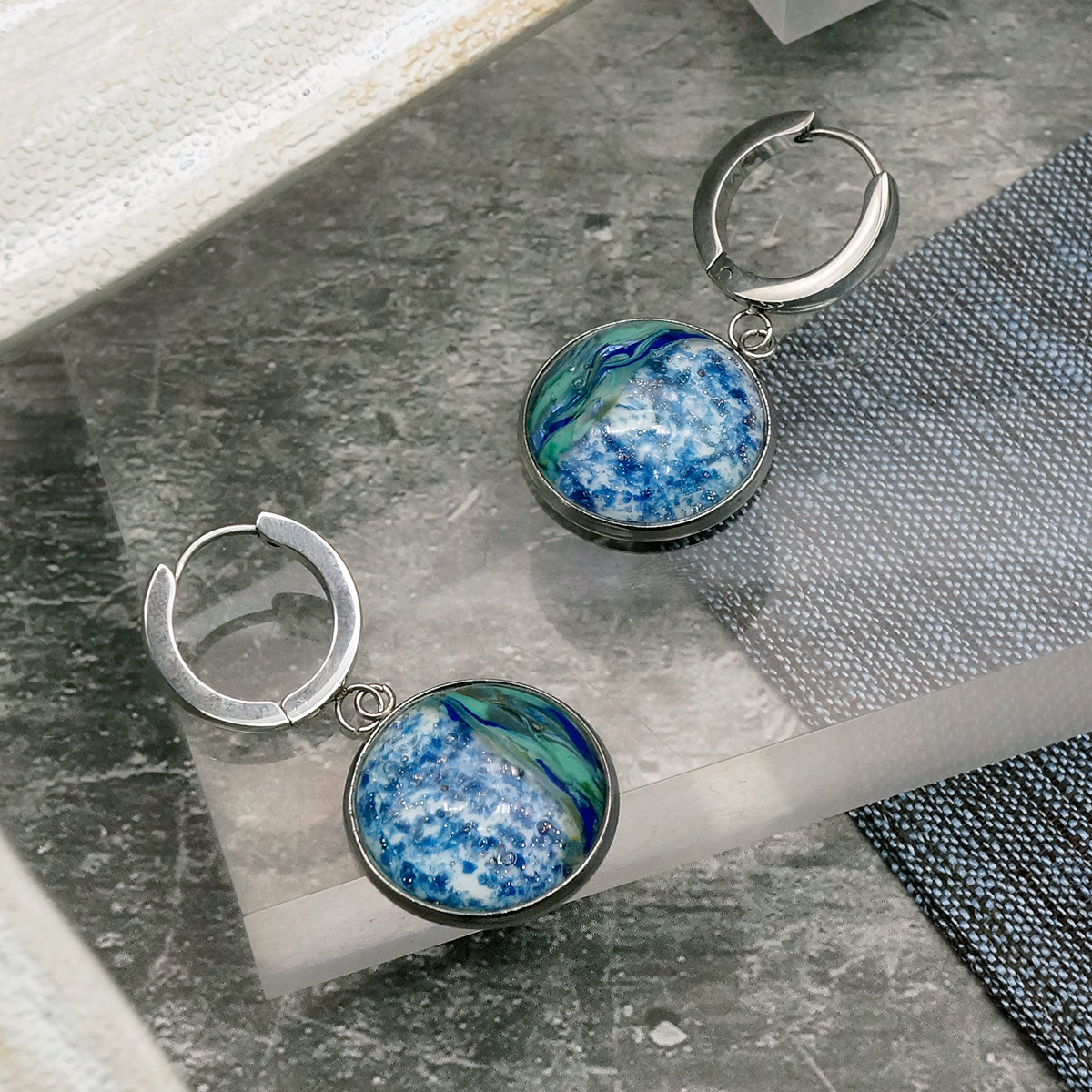 Серьги из муранского стекла GERDA LS3300