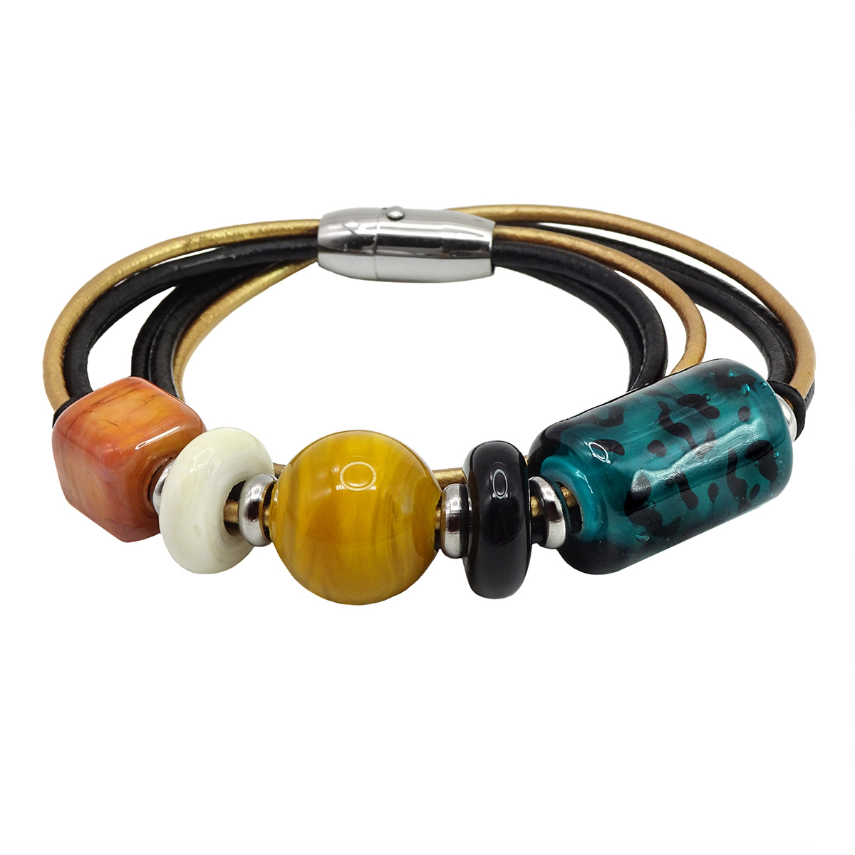 Браслет из муранского стекла WILD WAY R3911