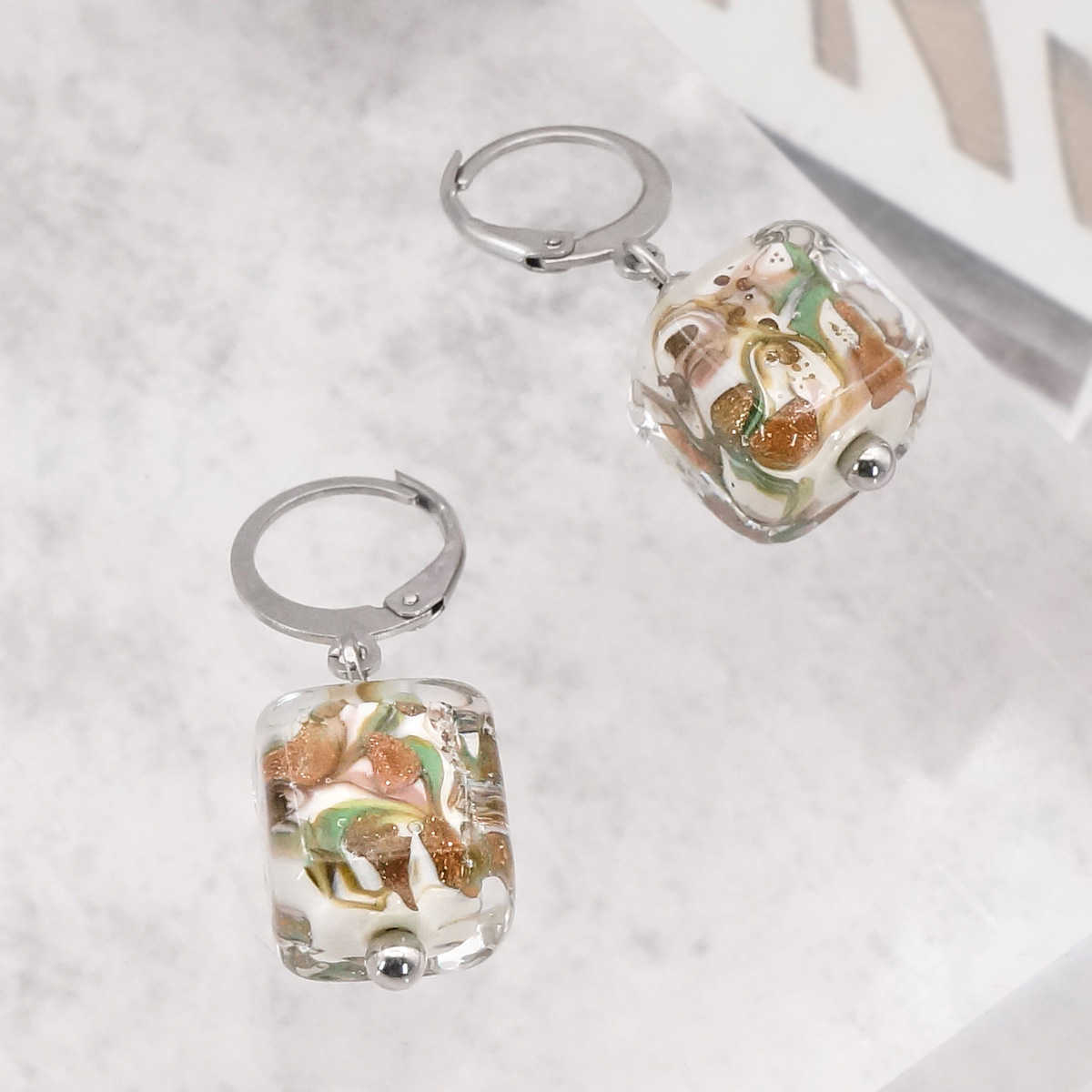 Серьги из муранского стекла SUMMER LS3556