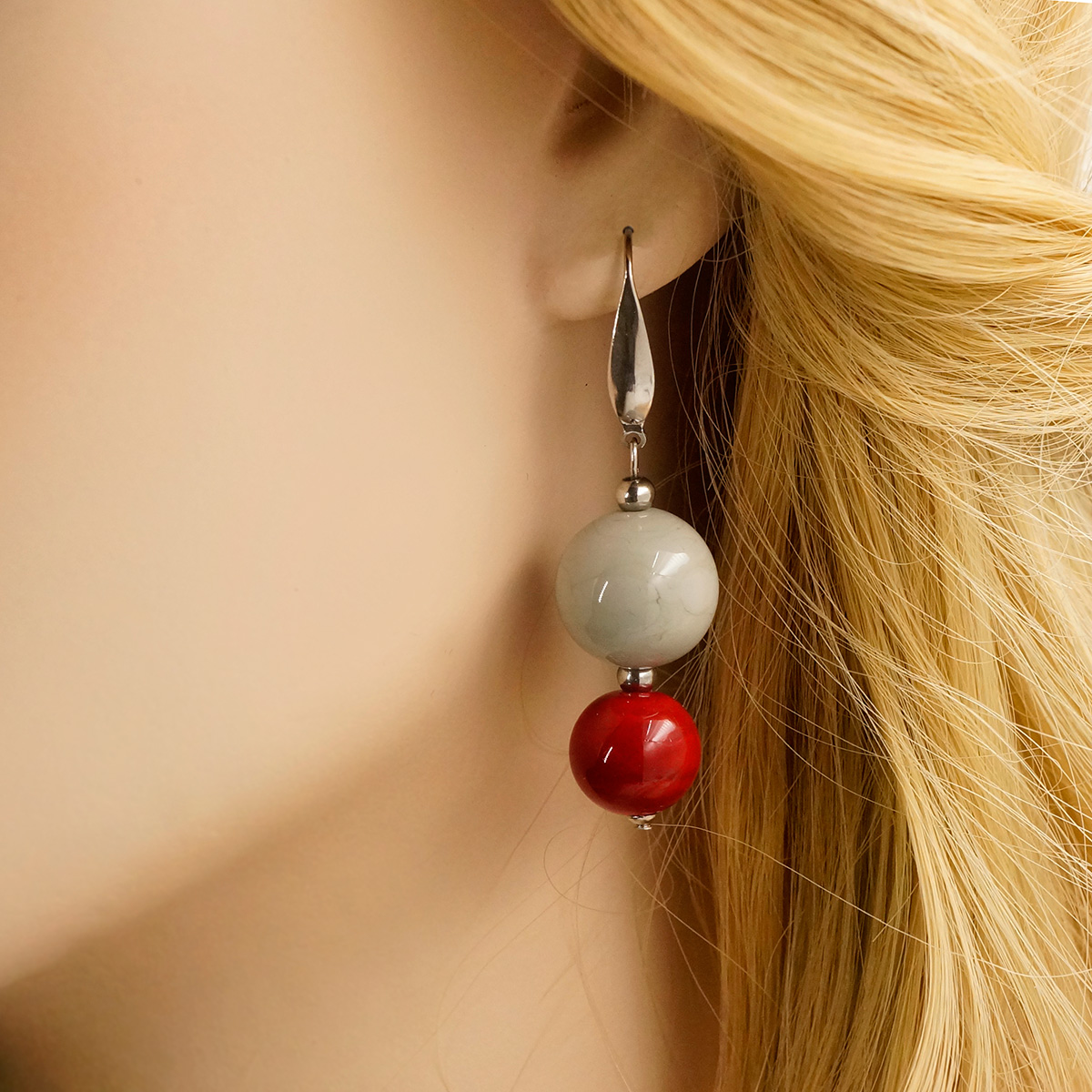 Серьги из муранского стекла FOCUS LS2611