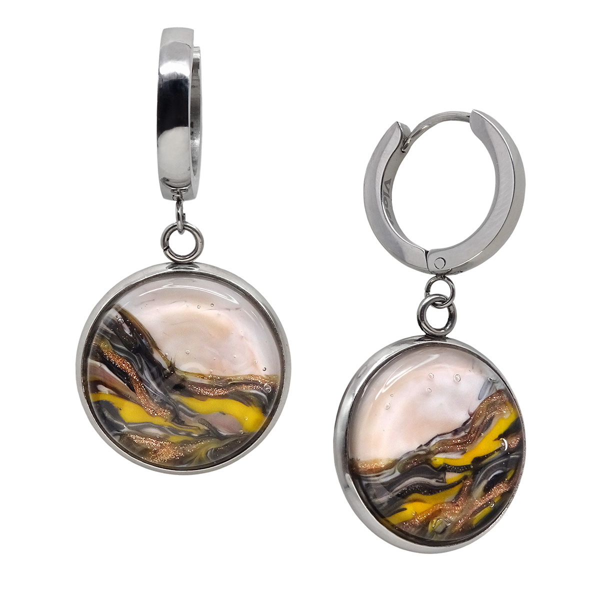 Серьги из муранского стекла IVORY COAST LS3289