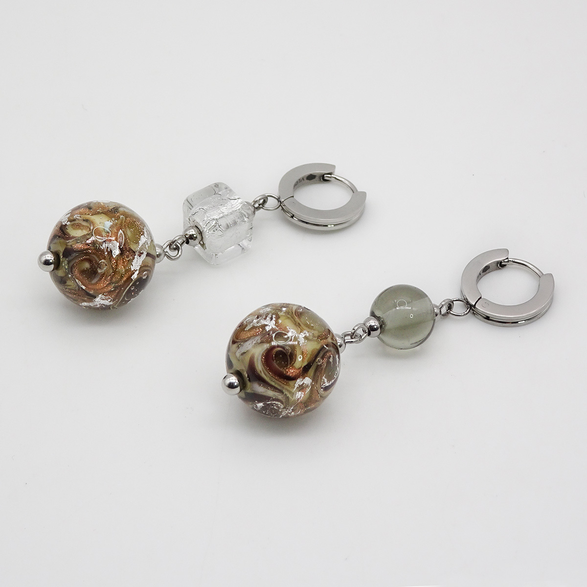 Серьги из муранского стекла ALIENTO