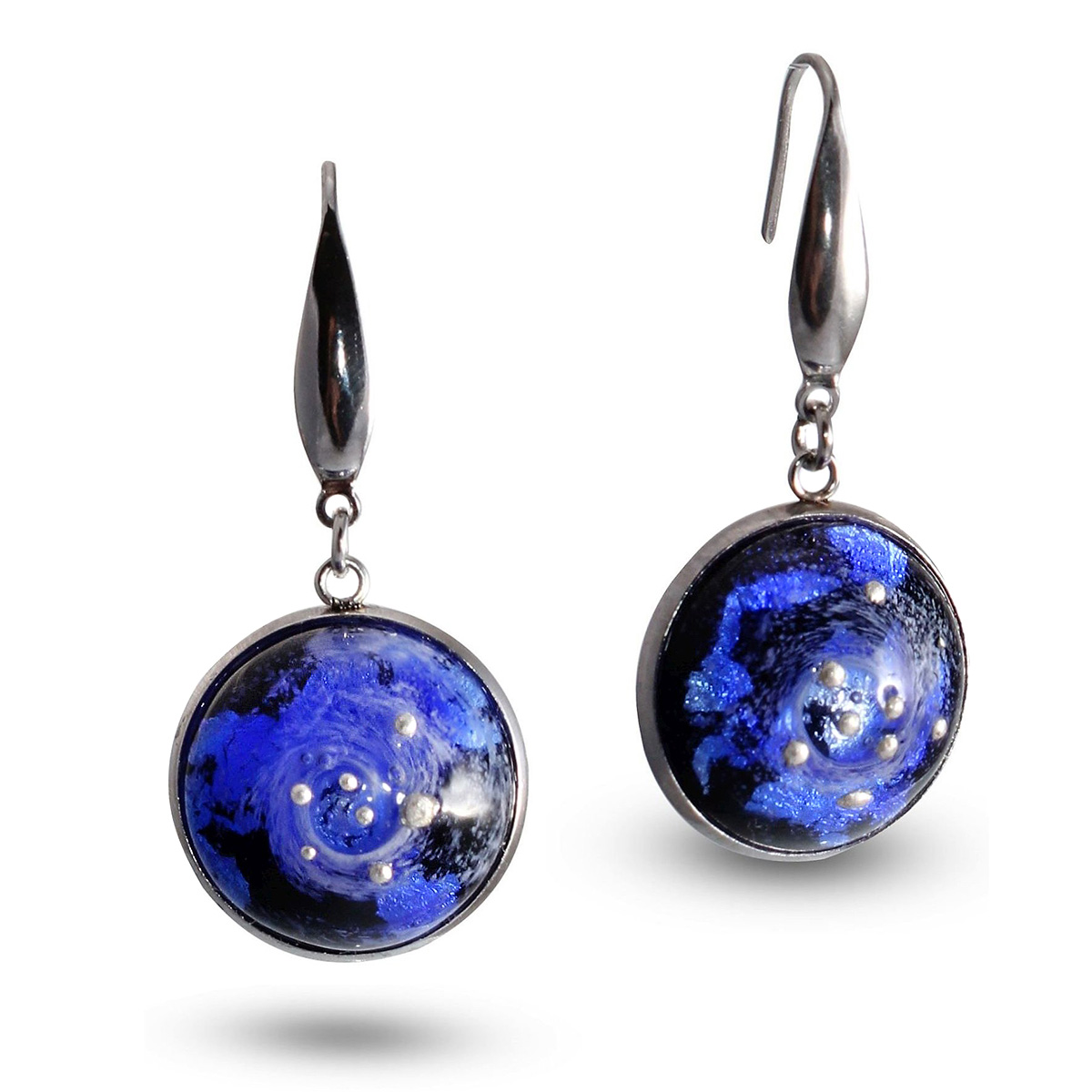 Серьги из муранского стекла GALAXY LS1484