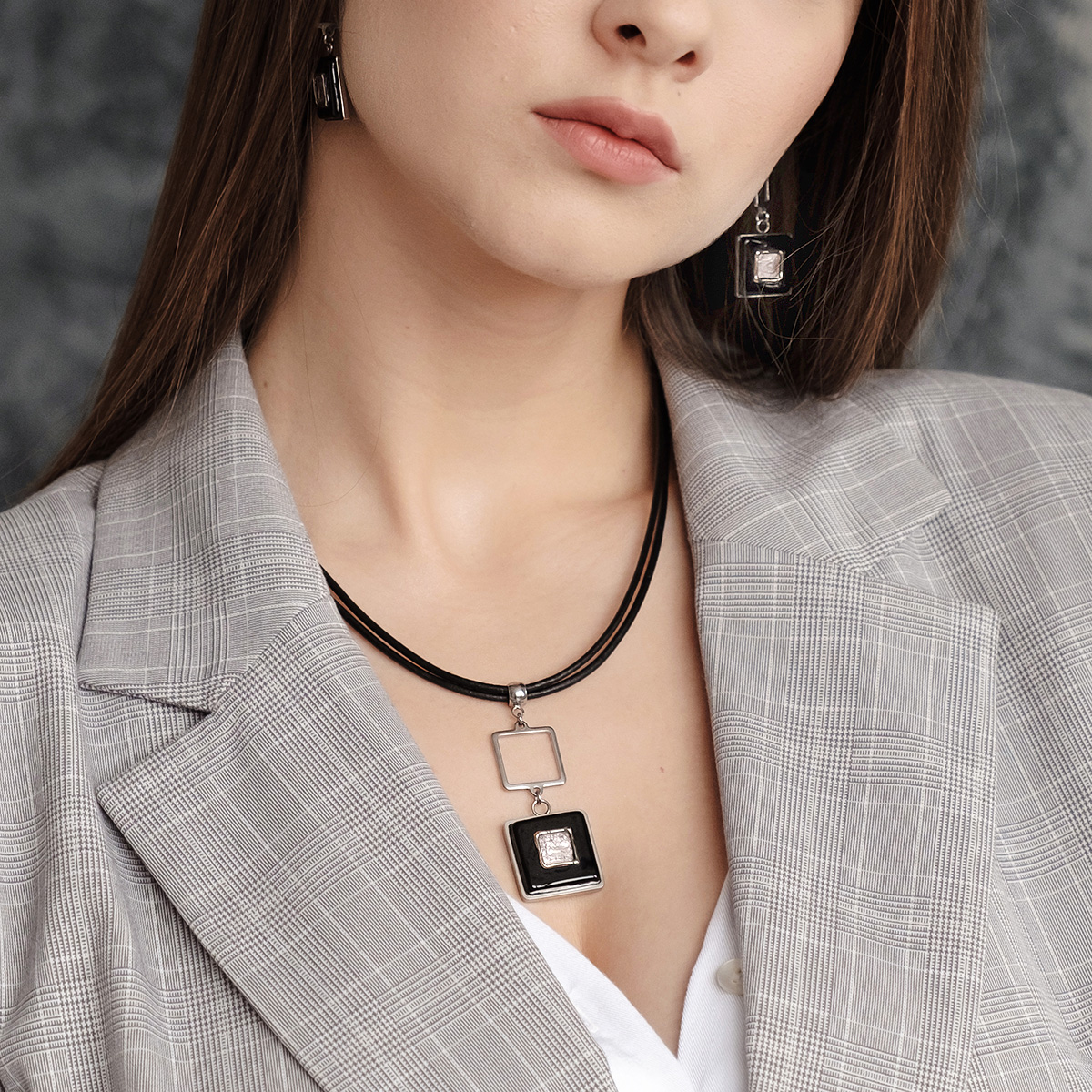 Серьги из муранского стекла MATRIX LS2974