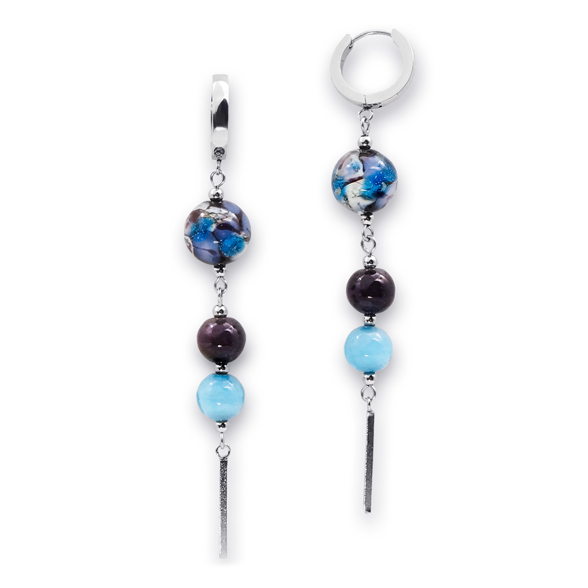 Серьги из муранского стекла AQUAREL LS3375