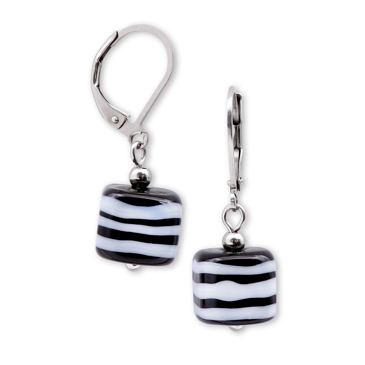 Серьги из муранского стекла CHERRY & CHOCOLATE LS3214