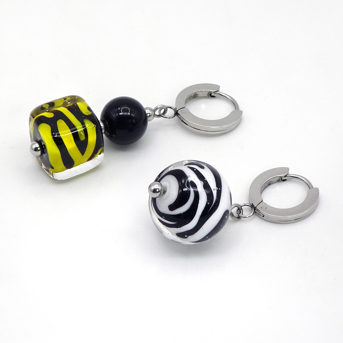 Серьги из муранского стекла SAFARI