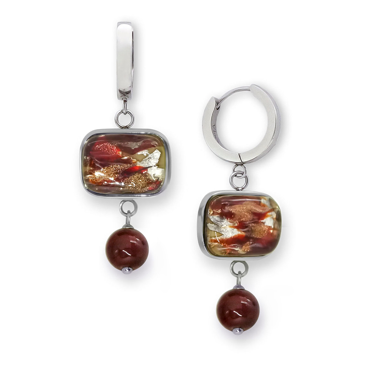 Серьги из муранского стекла DESIRE LS3310