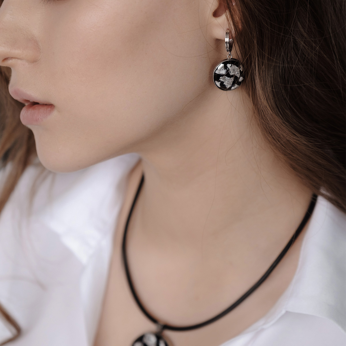 Серьги из муранского стекла ARGENTA LS3151