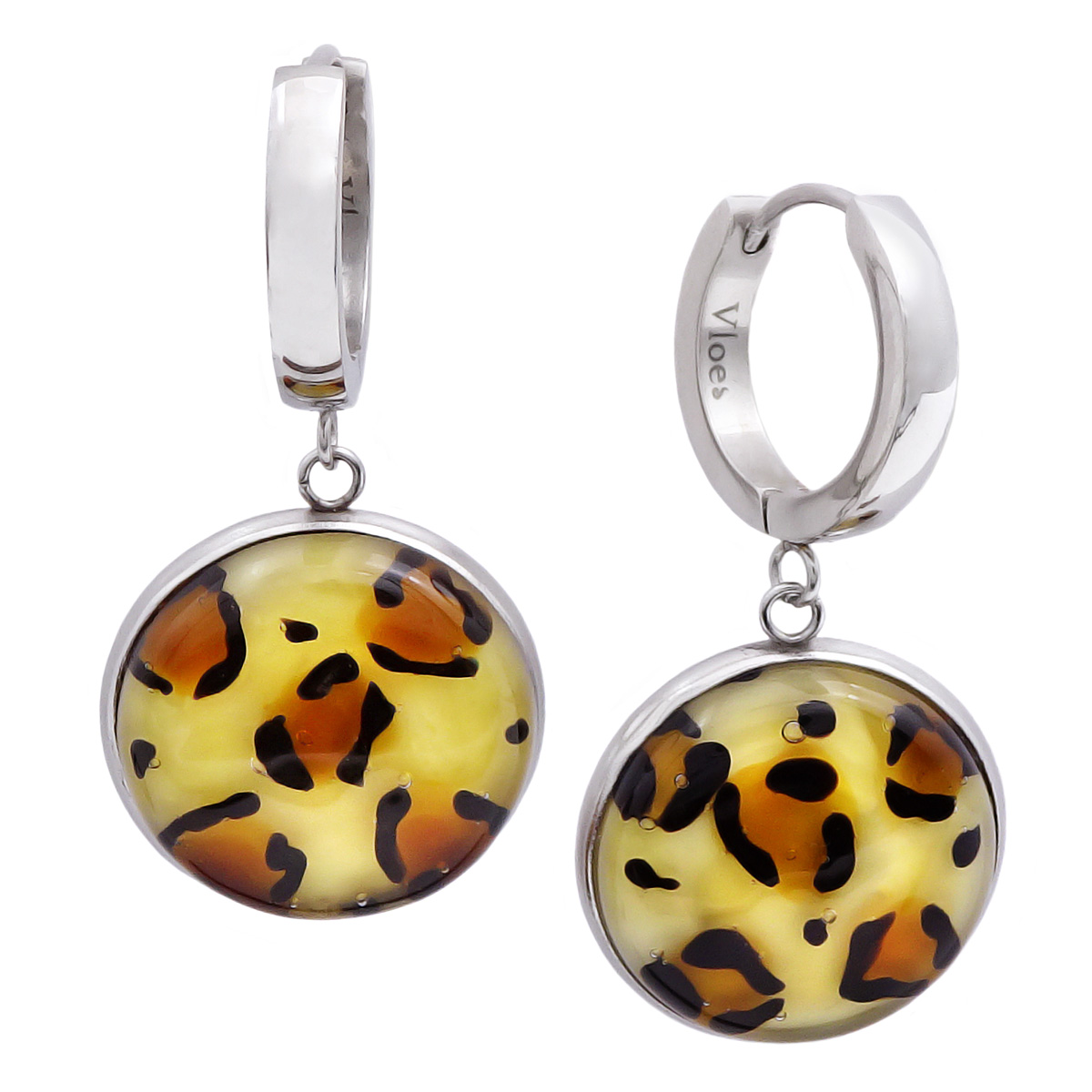 Серьги из муранского стекла LEOPARD LS3134