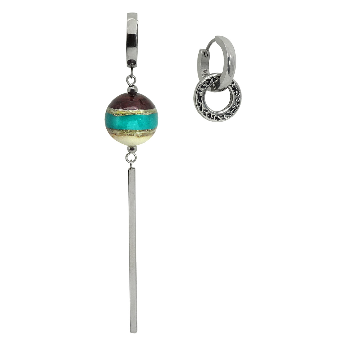 Серьги из муранского стекла IMPULSE LC3438