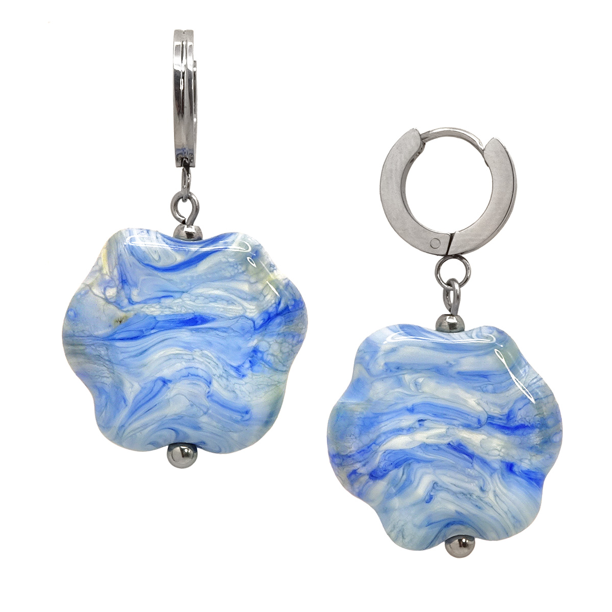 Серьги из муранского стекла CLOUDS LC3433