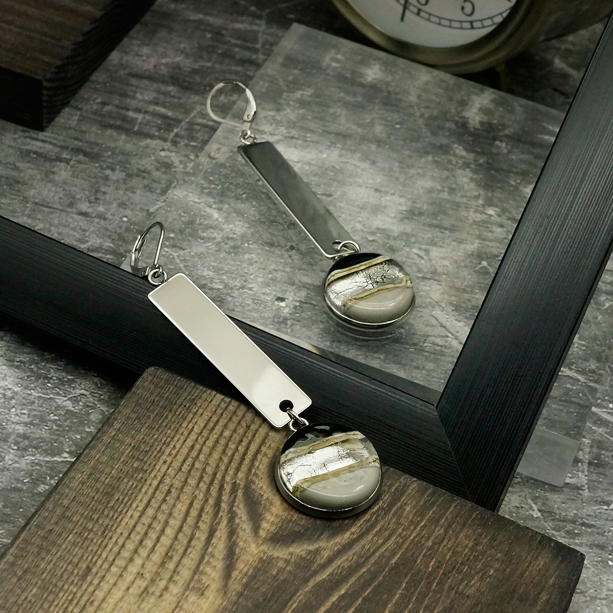 Серьги из муранского стекла TIME BUSINESS LS2860