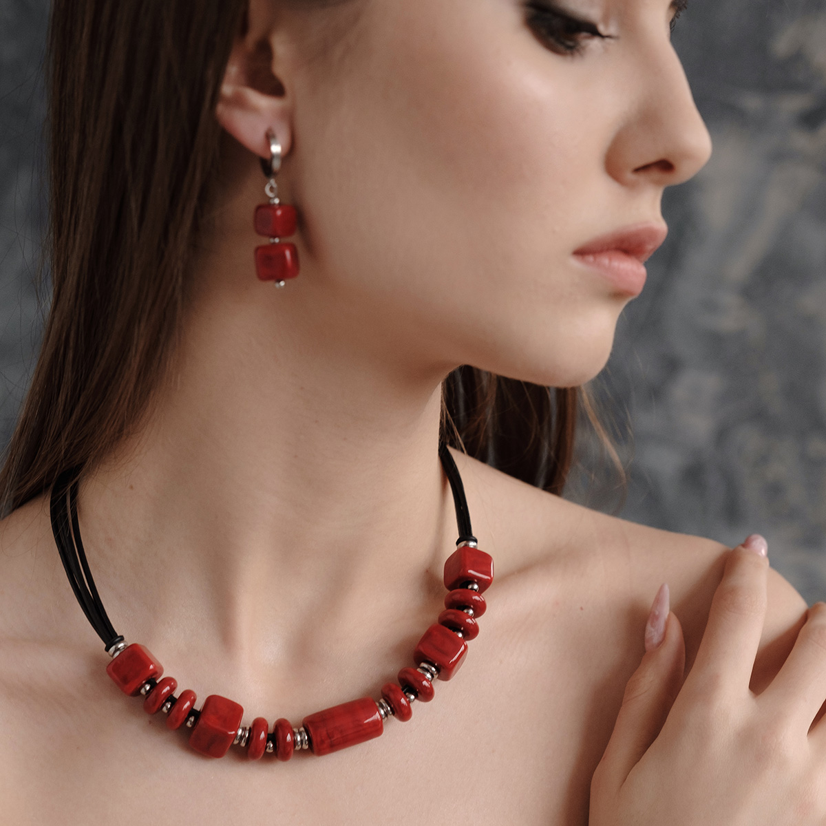 Серьги из муранского стекла CLASSIC LS3379