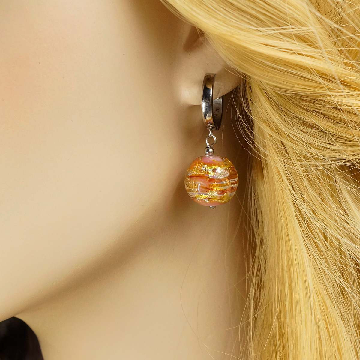 Серьги из муранского стекла DIZZINESS LS3216