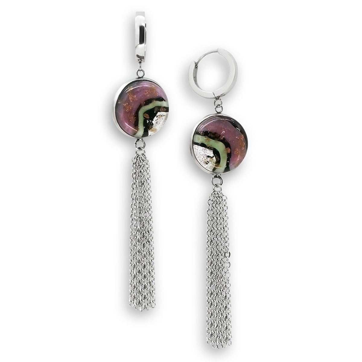 Серьги из муранского стекла FRESHNESS LS3314