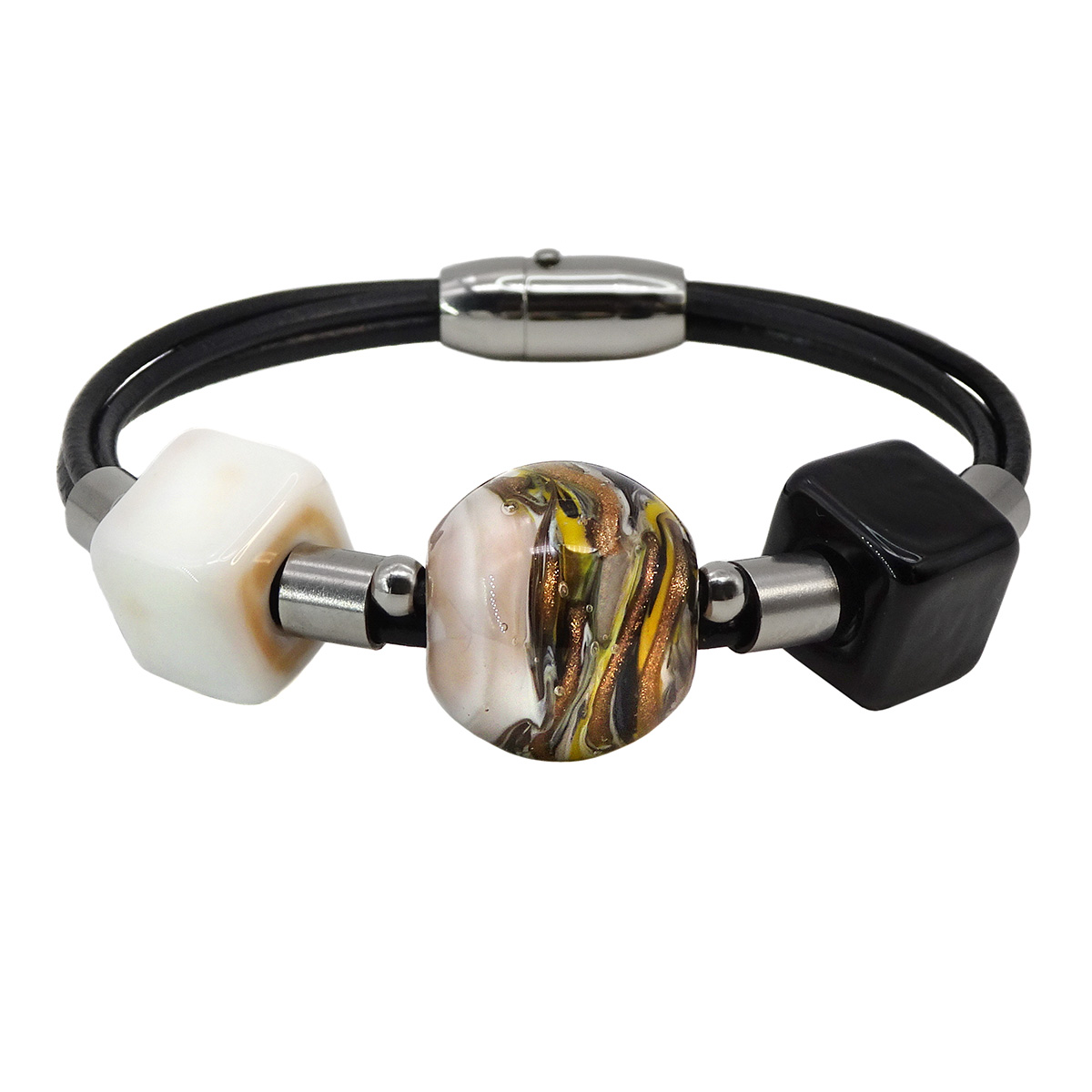 Браслет из муранского стекла IVORY COAST R3745