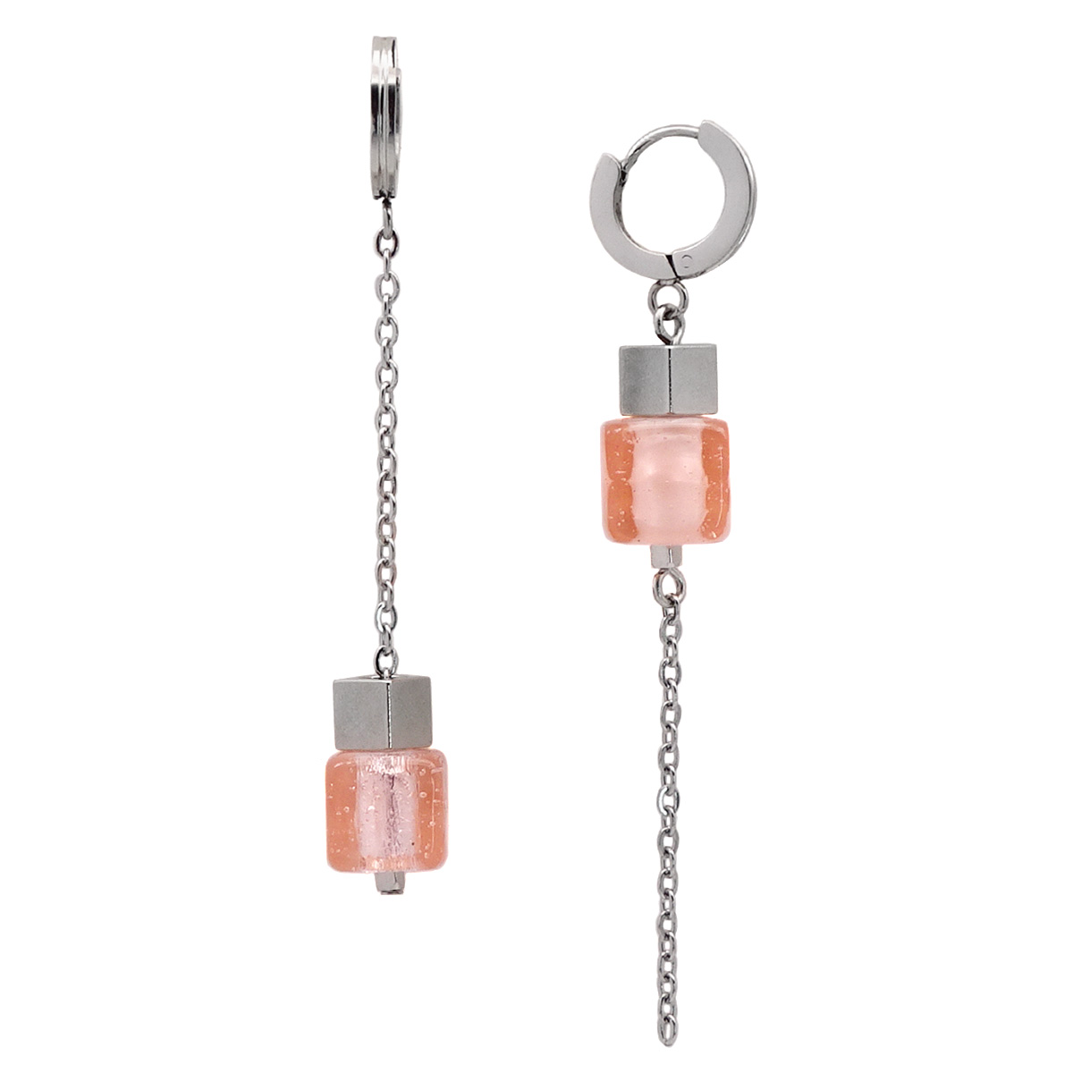Серьги из муранского стекла PEACH GLAZE LC3456