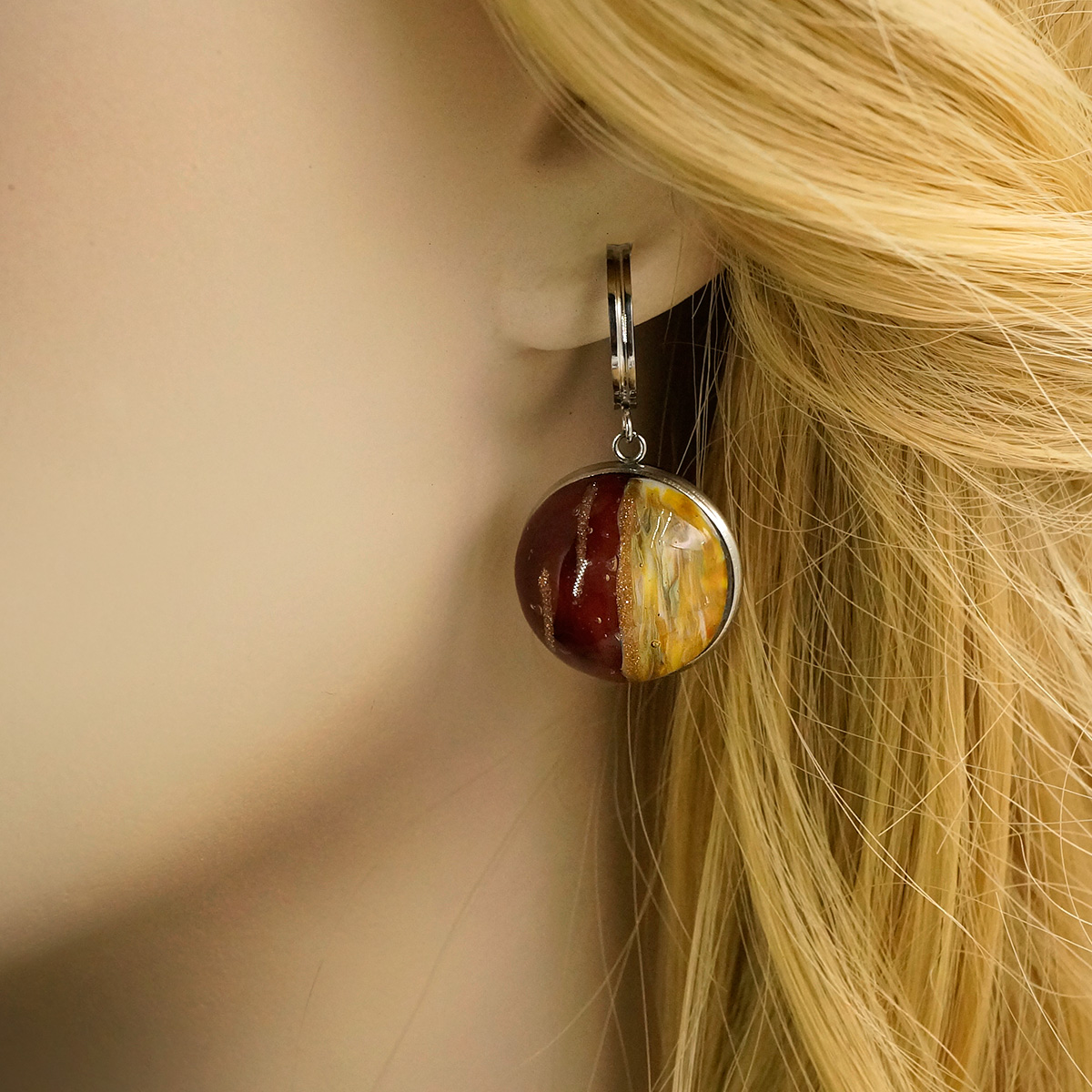 Серьги из муранского стекла MARSALA LS3034