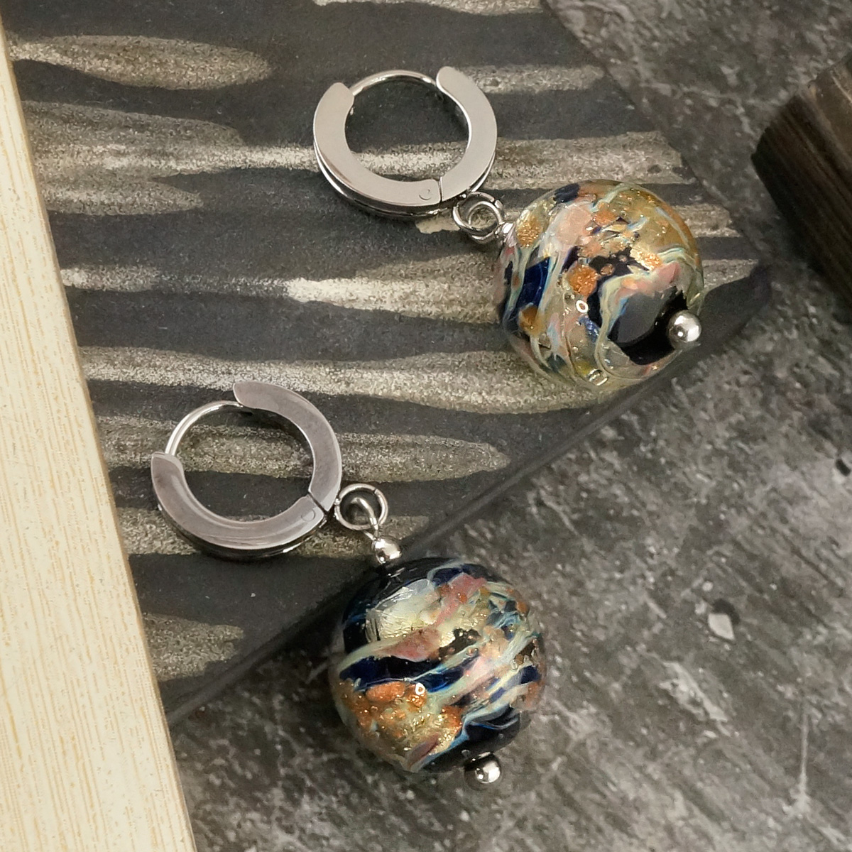 Серьги из муранского стекла MEDEA LS3167