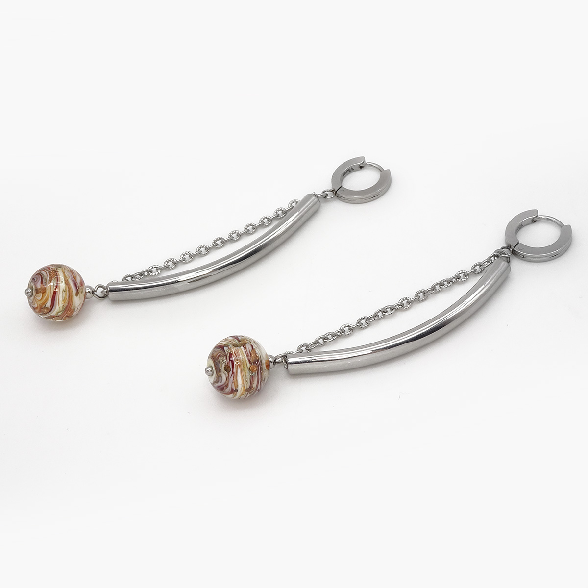 Серьги из муранского стекла BARK LC3418