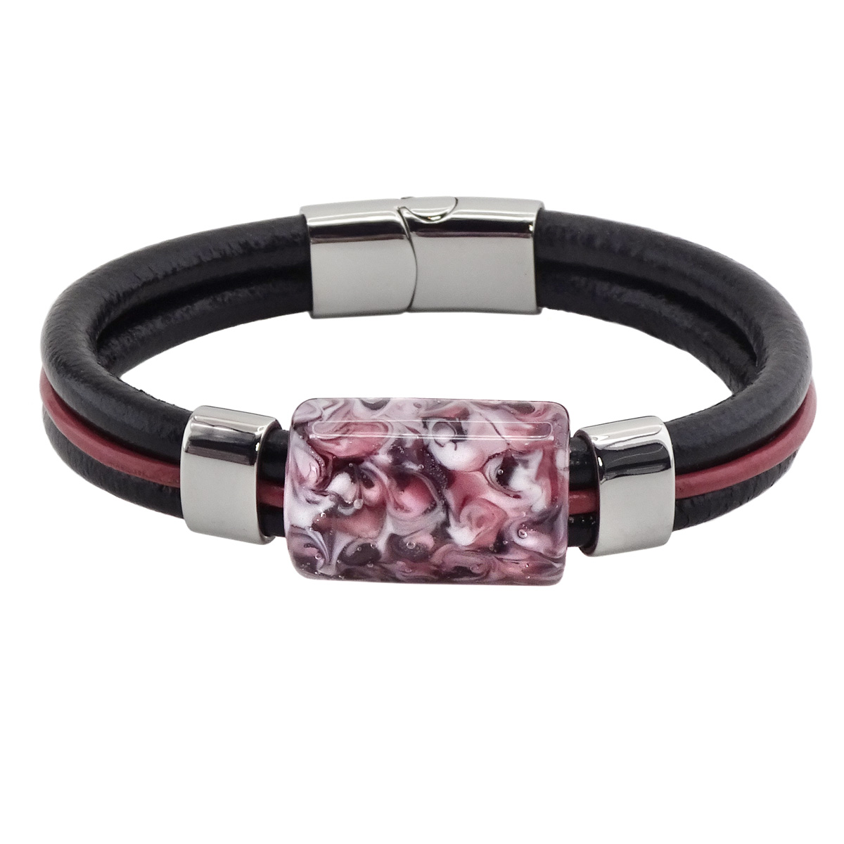 Браслет из муранского стекла BERRY MIX R3027