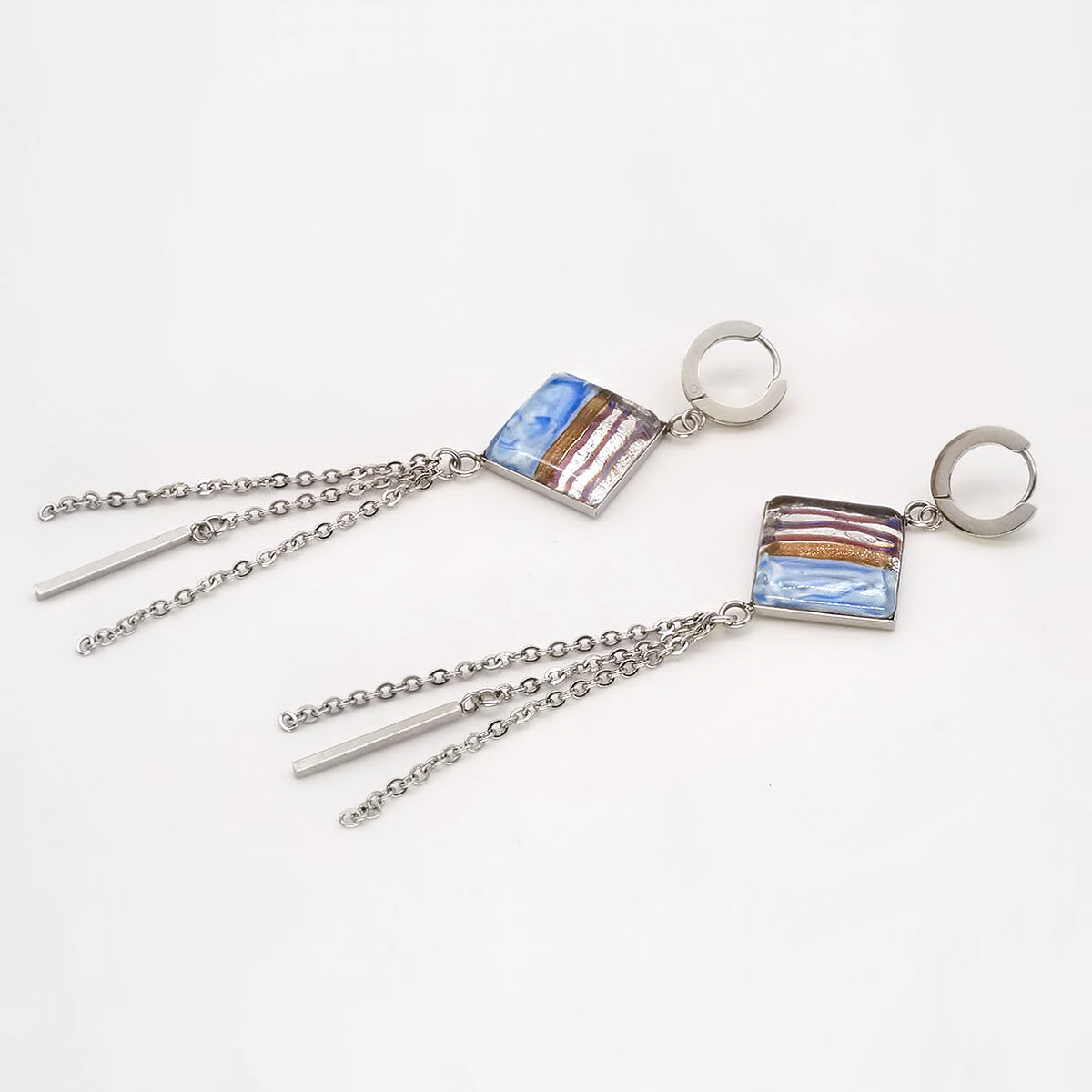 Серьги из муранского стекла RIVER LINE LS3335