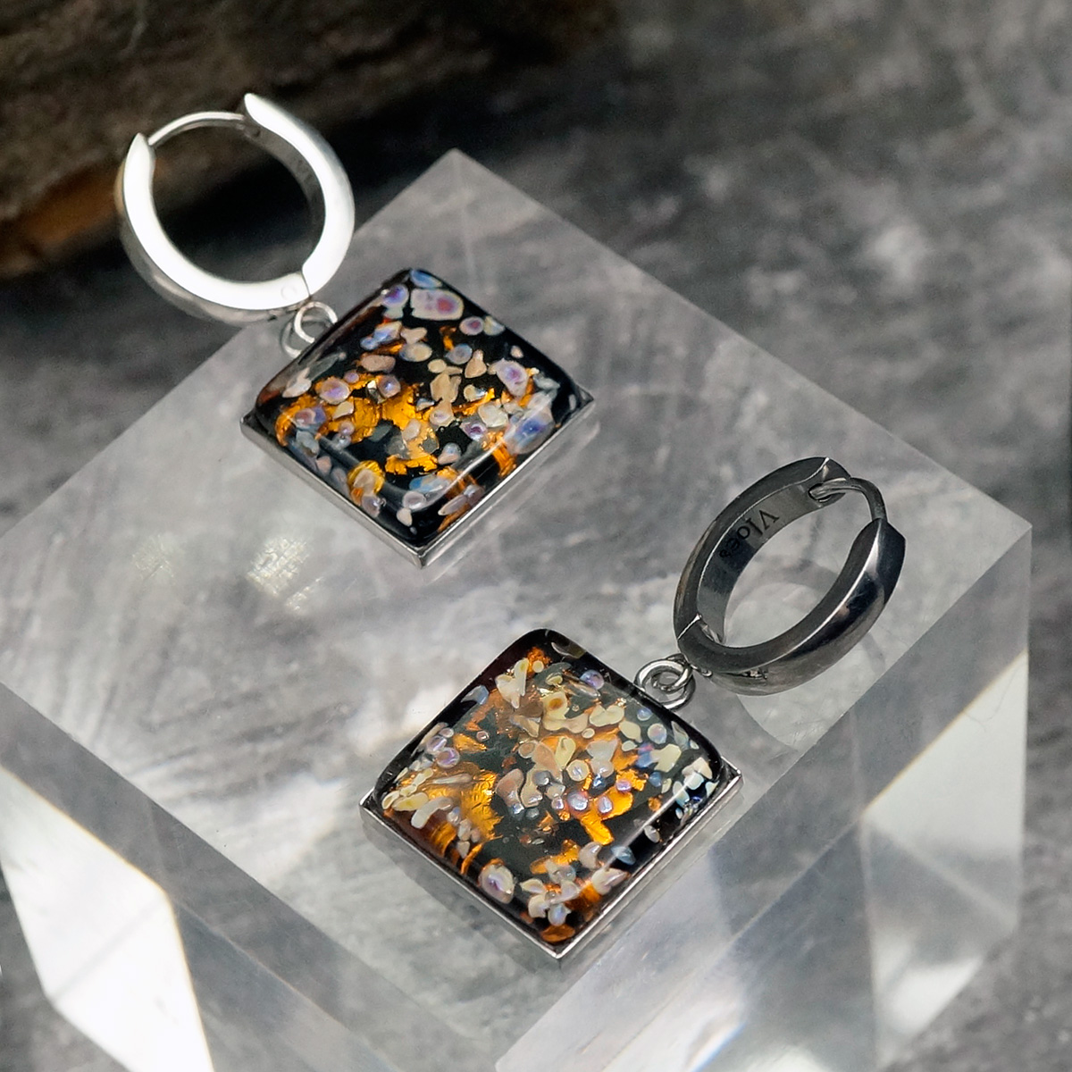 Серьги из муранского стекла SACRAMENTAL LS3391