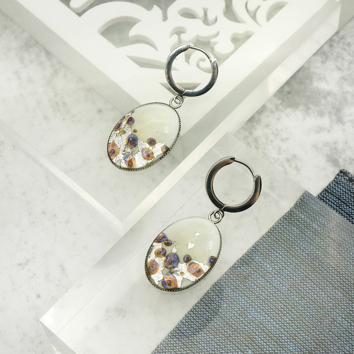 Серьги из муранского стекла ENCHANTED LS3245