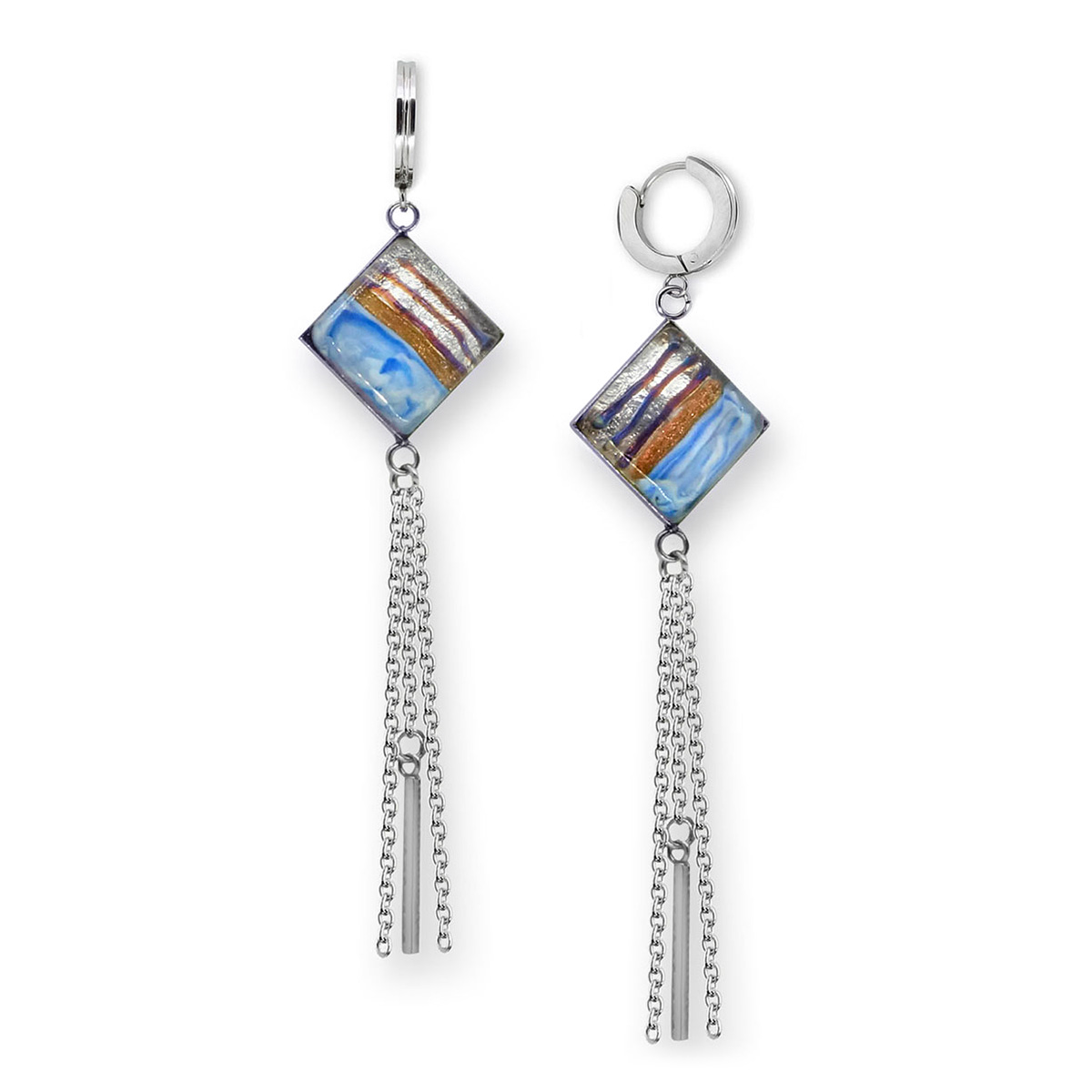 Серьги из муранского стекла RIVER LINE LS3335