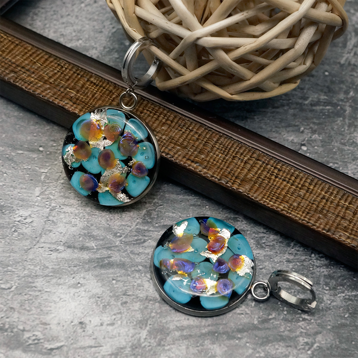 Серьги из муранского стекла PARADOX LS3130