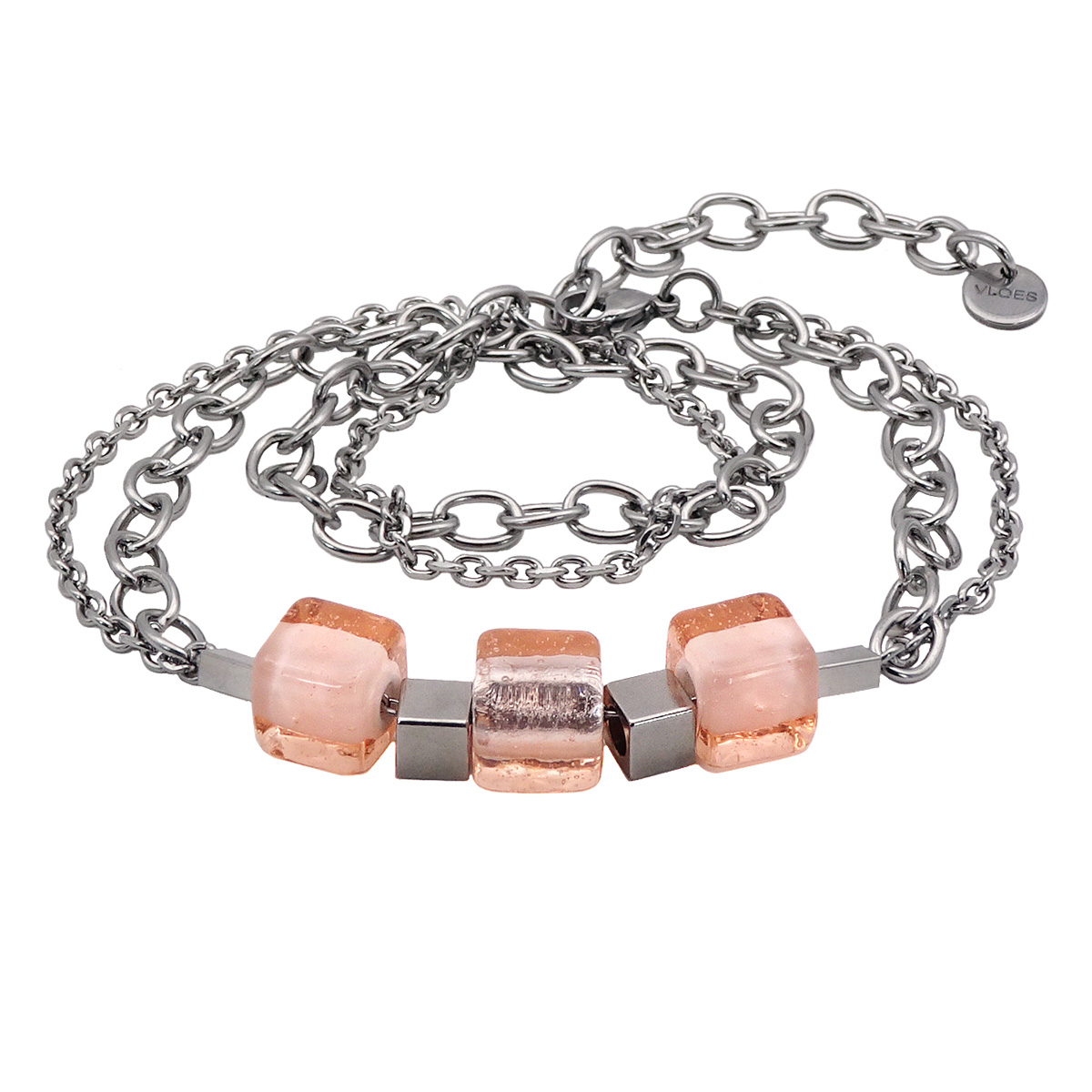 Браслет из муранского стекла PEACH GLAZE RC3917